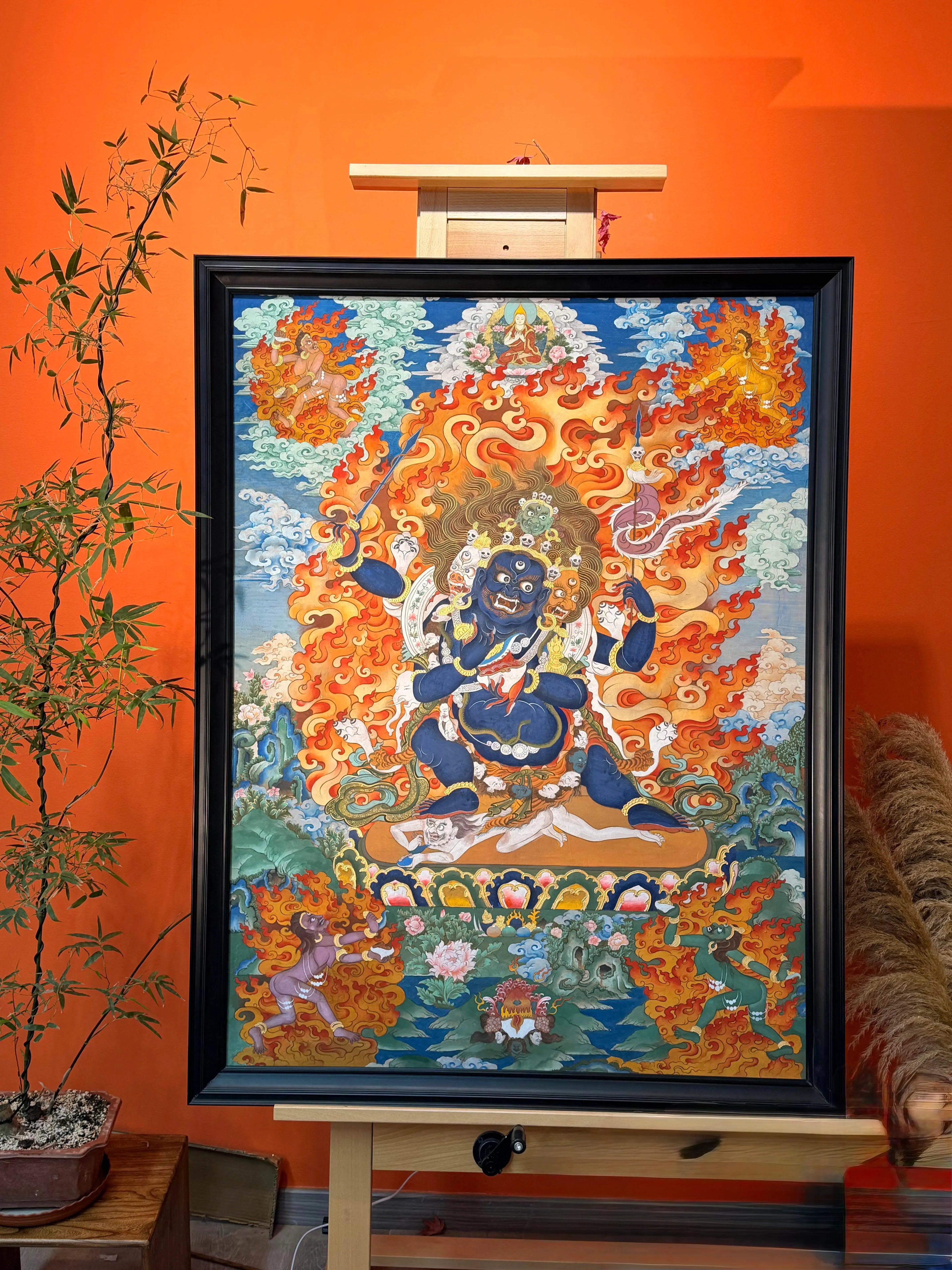 Four-Armed Mahakala / Chaturbhuja Mahakala（四臂大黑天）