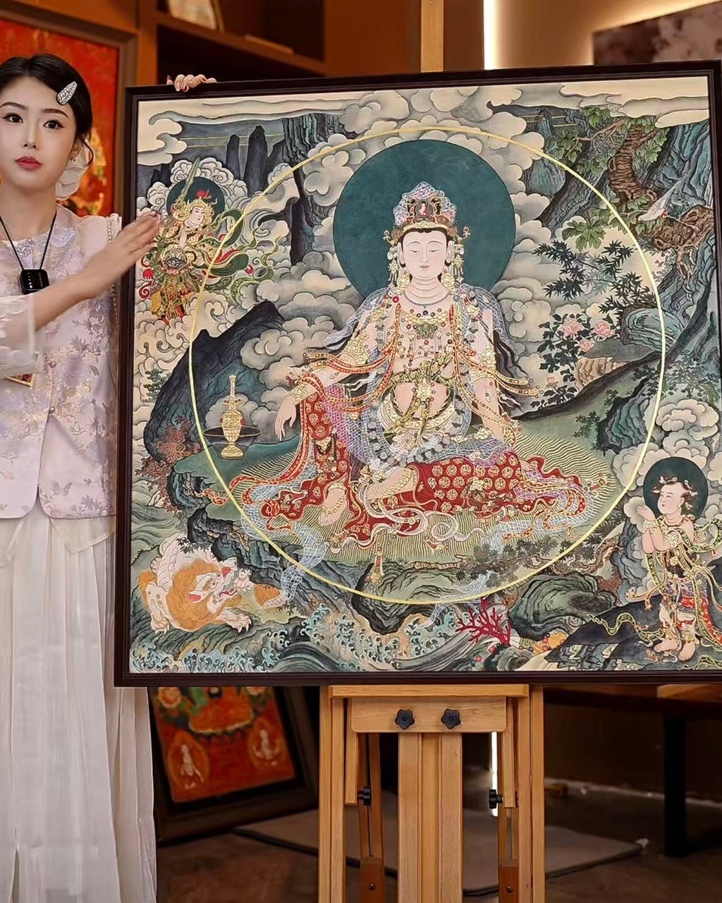 Water-Moon Avalokiteshvara（水月观音）