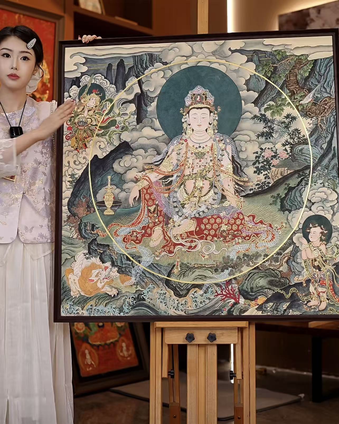 Water-Moon Avalokiteshvara（水月观音）